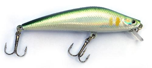 Воблер SIWEIDA "GIBBOUS MINNOW" 75SS (8,2г; 0,3-0,8м) col. 10