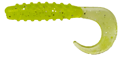 Приманка силиконовая  SIWEIDA "Lucky Tail Grub" 6,0см 1,4г (8шт.) цв. 195