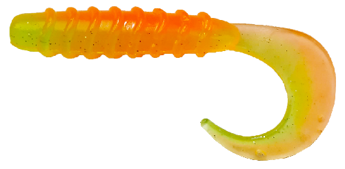 Приманка силиконовая  SIWEIDA "Lucky Tail Grub" 6,0см 1,4г (8шт.) цв. 283