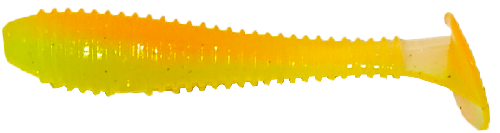 Приманка силиконовая  SIWEIDA "Ribbed Shad" 6,5см 2,6г (8шт.) цв. 283